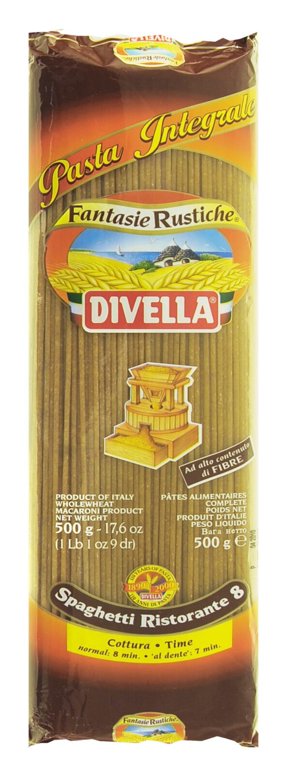 Divella pełnoziarnisty makaron spaghetti