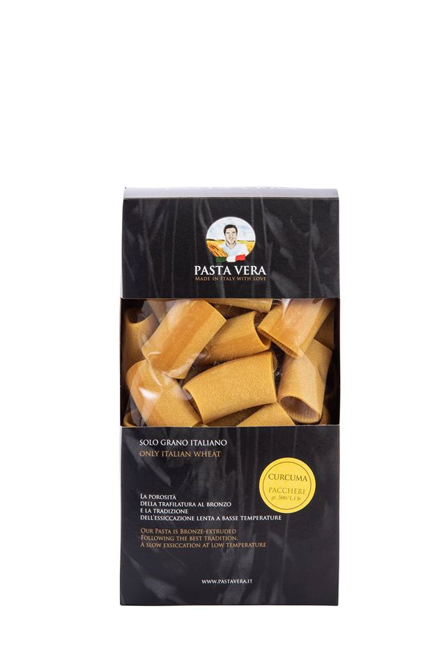 PACCHERI CURCUMA Pasta Vera Nidemar 500G