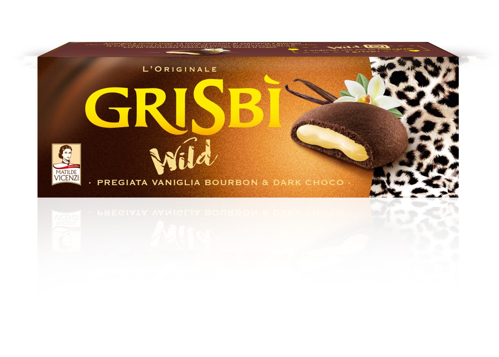 Grisbì WILD VANIGLIA BOURBON & DARK CHOCO 150G