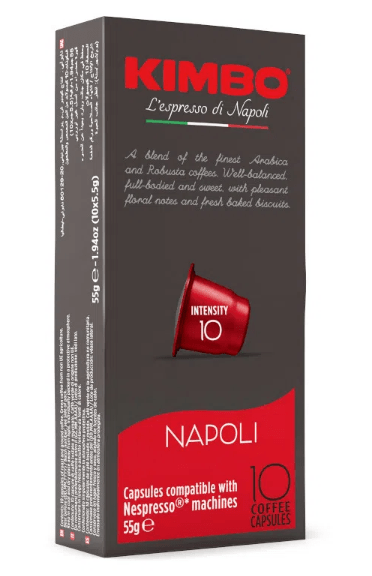 Kimbo Napoli Nespresso 10 Kapsulek