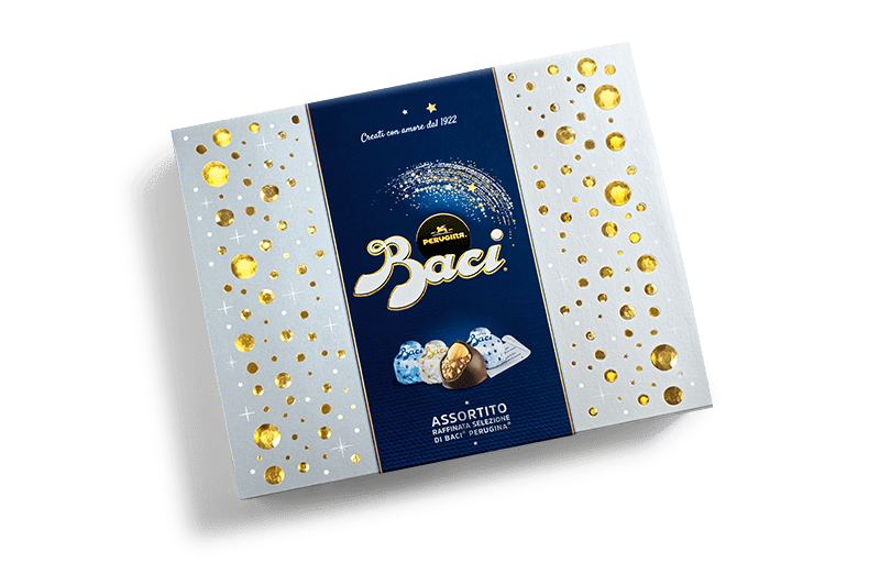 PRALINY BACI ASSORTITO ŚWIĄTECZNY BOX 200G