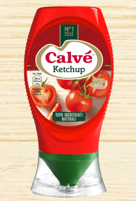 CALVE KETCHUP TOP DOWN 250ML