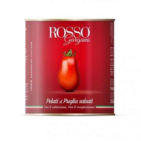 Pomidory obrane w puszce Rosso Gargano 2,5kg
