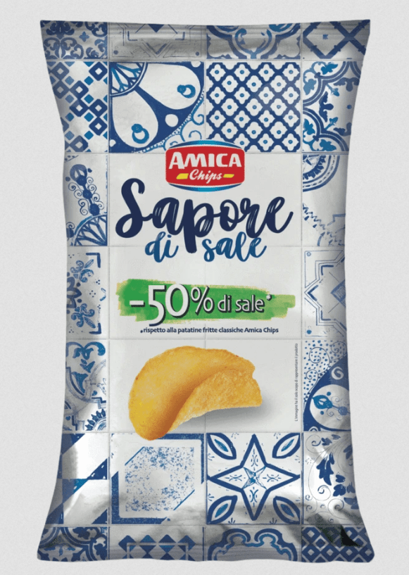 Amica Chips -50% soli 175G
