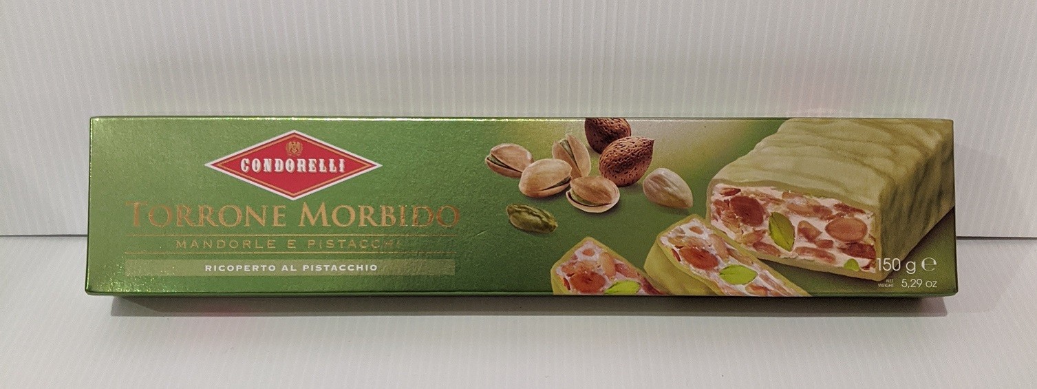 Torrone Morbido migdaly pistacje 150G