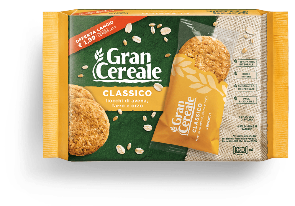 Ciastka pelnoziarniste Classico Gran Cereale 500g