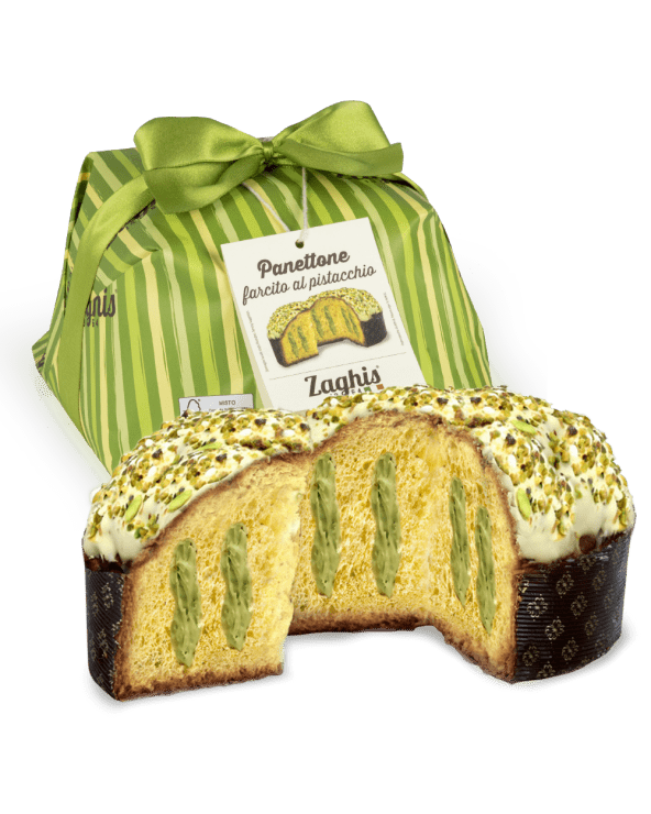 Babka Panettone Farcito al Pistacchio Zaghis 800G